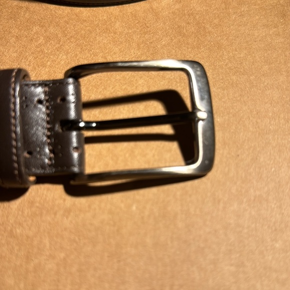 Mezlan men’s brown leather belt - Picture 7 of 8